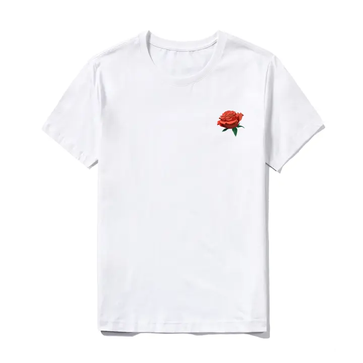 Camiseta de Algodón 100% Suave y Transpirable Fit Clásico para Uso Diario Patrón Impreso - 1
