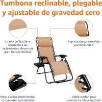 Silla Gravedad Cero, 110 x 66 x 49 cm, Azul - details 22