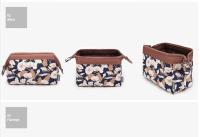 Bolsa de maquillaje con flamencos para mujer, neceser de viaje para artículos de aseo personal, portátil, organizador de gran ca - details 2