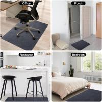 Alfombra silla de oficina 120 Sunfry alfombra antideslizante para suelos de madera (120 x 90 cm, gris oscuro) - details 2