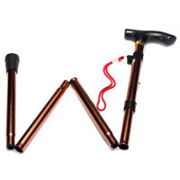 Bastón plegable telescópico, bastón LED para caminar, muletas para madre, padre mayor, escalada al aire libre - details 1