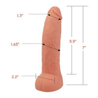 Vibrador Dildo de Empuje Silicona Suave, 10 Modos Vibrantes, Ventosa para Estimulación de G Spot, Vagina, Anus Juguetes para Adultos para Mujeres y Parejas - details 5