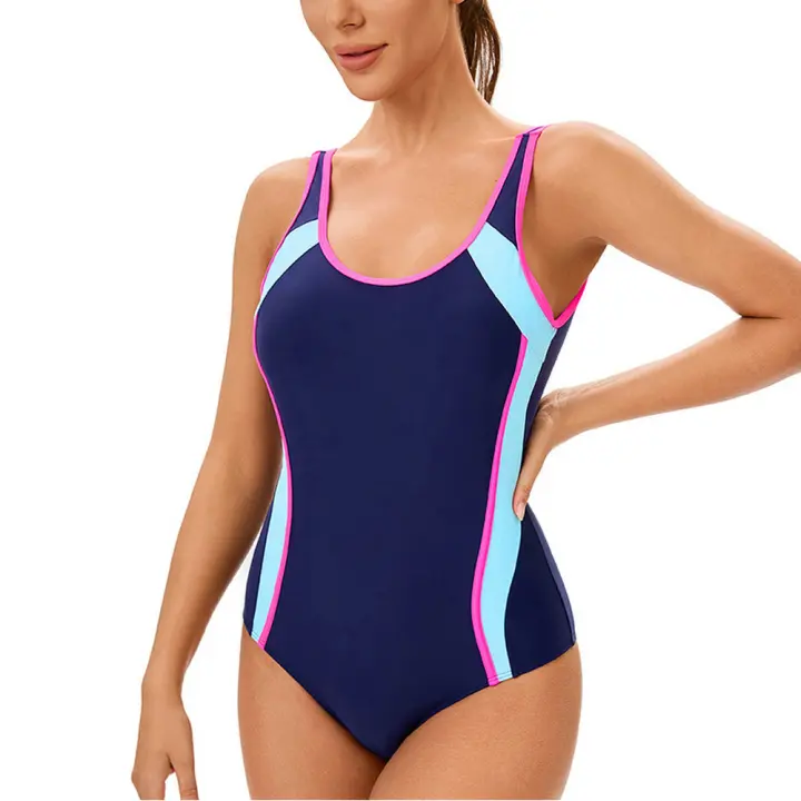 2025 Nuevo traje de baño de una pieza con espalda en U, traje de baño moldeador de cuerpo para mujer - 1