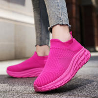 Taburete ultraligero tejido para mujer, zapatos deportivos ultraligeros de gran tamaño, ideal para primavera y otoño - details 27