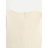 OUWU- Vestido Largo Liso Calado A La Moda Para Mujer, Vestido Elegante Con Cuello Redondo Y Decoración De Concha Marina, Vestidos Ajustados Sin Mangas Para Fiesta De Verano - details 7
