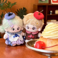 Pastel de frutas, ropa de muñeca de algodón de 10cm, traje súper bonito, ropa para muñeca de 10cm, conjunto de ropa para vestir de muñeca de arándanos encantadores - details 12