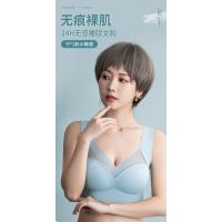 Sujetador De Deporte Para Mujer Talla Grande En Lentejuelas Sin Costuras Transversales Sin Aros Top Sin Apoyo Wireless - details 9