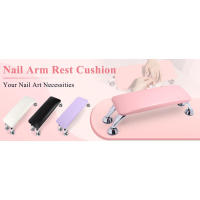 Cojín de brazo grande, tecnología de cuero de microfibra, almohada para reposamanos, herramienta para uñas de los pies, accesorios de decoración desmontables para uñas - details 0