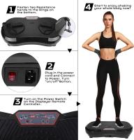 Placa de Vibración para Entrenamiento Corporal Completo Motor Silencioso 10 Programas Pre-Ajustados 120 Niveles de Vibración Antideslizante Banda de Entrenamiento Control Remoto - details 13