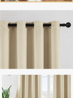 Cortinas Modernas de salón, 2 Piezas, Opacas térmicas con Ojales, Aislantes, frío y Calor - details 11
