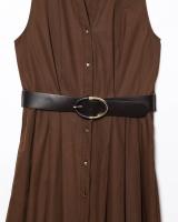 Ropa de mujer europea y americana temperamento elegante con cinturón Vestido midi - details 6