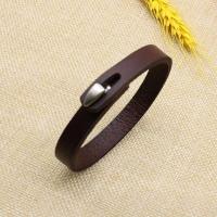 Pulsera Dijie punk retro de alta calidad con hebilla magnética tejida multicapa de piel de vaca para hombre, venta al por mayor de regalos de joyería - details 28
