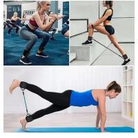 Banderas de Resistencia con Correa para el Tobillo Cuerdas para Fortalecer la Cadera y las Piernas para Fitness, Yoga en Casa, Entrenamiento de Flexibilidad, Equipo de Gimnasio - details 4