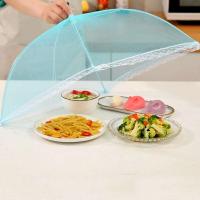 1 unidad de cubierta para alimentos, mosquitera plegable, paraguas, protección para picnic, cubierta para platos, accesorios de cocina - details 1