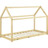 Cama para niños de Madera 206x98x142cm Cama Infantil Forma de casa Blanco Mate - details 12