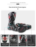 Botas motocross hombre antideslizante aire libre MX Carreras de Locomotora - details 5
