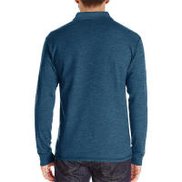 Camiseta Polo Básica de Manga Larga con Solapa para Hombre - details 30