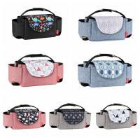 Bolsa organizadora multifuncional para cochecito, bolsa de mamá de gran capacidad, bolsa colgante para cochecito, portabotellas, bolsa de pañales, bolsa de almacenamiento para cochecito - details 1