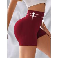 Pantalones cortos de impacto de cintura baja para mujer, pantalones cortos acanalados para entrenamiento, pantalones cortos de gimnasio, pantalones cortos de Yoga sin costuras - details 6