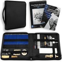 Kit de Dibujo Portátil Lápices de Boceto, Estuche de Viaje con Cremallera - details 0