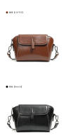 Bolso nuevo, bolso de hombro de moda para mujer, bolso pequeño y exquisito de moda, bolso de mensajero de gran capacidad de cuero para mujer - details 20