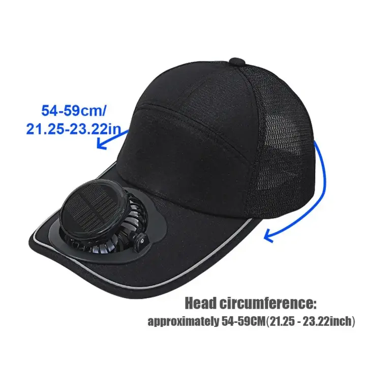 Sombrero de verano con carga solar para hombres y mujeres, malla transpirable, protección solar, sombrilla para exteriores, lengua de pato, sombrero de playa - 1