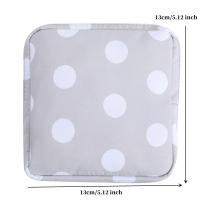 Bolsa De Viaje Portátil Para Copos De Té Y Algodón Bolsa De Almacenamiento De Maquillaje Y Sucursales Con Cierre De Cremallera Estilo Literario Para Mujeres - details 9