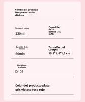 Terapia de Luz Roja para la Cara, Masajeador Facial Varita, Facial de Microcorriente para Antienvejecimiento de Arrugas - details 11