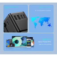 Nuevo enchufe de conversión 3usb Travel multinacional enchufes de conversión creativos tipec multinacional enchufes - details 1