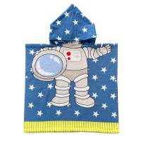 Toallas para niñas pequeñas, capa con capucha, bata de baño de playa, albornoz de microfibra suave para niños, Poncho de piscina, toalla de viñetas de animales - details 7