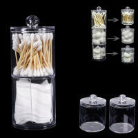 Recipiente de Almacenamiento de Bolas de Algodón con Tapa de Gran Capacidad en Acrílico Transparente para Baño Organizador de Maquillaje Dispensador - details 4