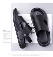 Sandalias de verano para hombre, nuevas, de suela suave, de piel suave, para playa, con suela gruesa - details 8