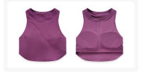 Sujetador deportivo de yoga para mujer SHINBENE con cuello alto y diseño de costilla para gimnasio y entrenamiento tipo Racerback con built in bra - details 23