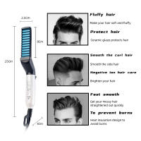 Peine Eléctrico Multifuncional para Hombres Rectificador de Barba Alisador de Cabello - details 19