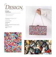 Shell Diamond Banquet Bag set Diamond Women 's Bag Banquet dress bolso de hombro - details 5