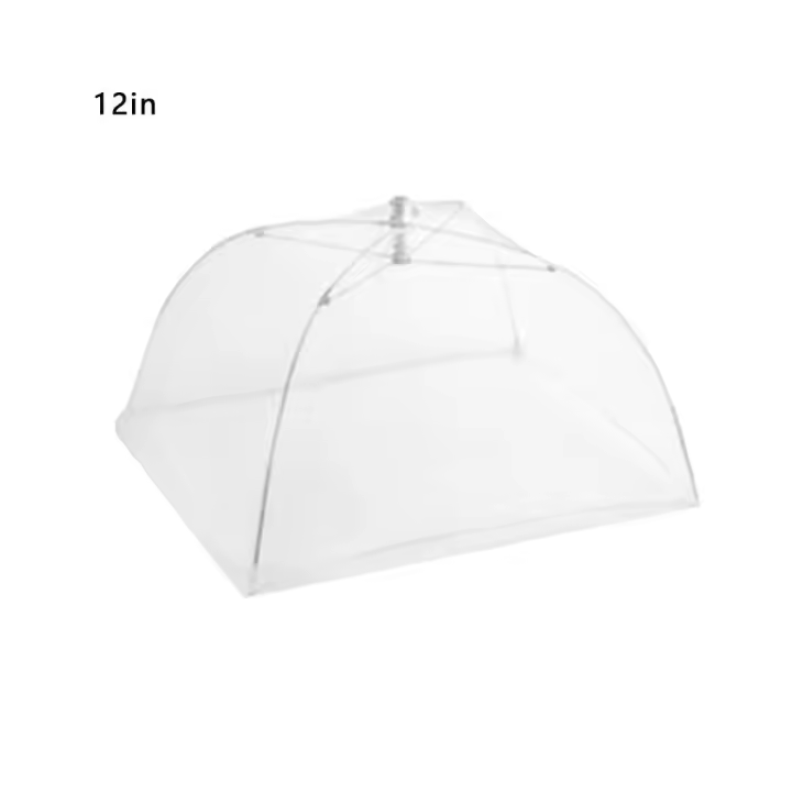 Cubierta de malla plegable para alimentos, tienda de campaña para el hogar, mesa de comedor, mostrador de cocina, alimentos, verduras, frutas, paraguas, transpirable, insectos - 1
