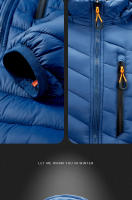 CHRLCK-Chaqueta de senderismo para hombre, abrigo impermeable, cortavientos térmico a prueba de viento, talla grande - details 8