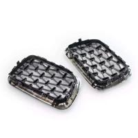 Para E36 3 Series 1997-1999 rejilla de coche estilo diámetro riñón ABS capó delantero parrilla Sier 51138195152 51138195151 piezas - details 8