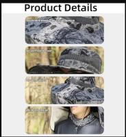 Ventilador de ala ancha para pesca al aire libre, impermeable con dos ventiladores para hombres/mujeres, sombrero de ventilador solar UPF50 - details 0