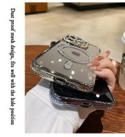 Funda transparente de diamante cristalino para iPhone 16,Compatible con MagSafe - details 9