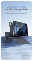 Funda de cuero con teclado para iPad Air 4 Air 5 10,9 Air 11 M2 M3 2024 2025 Pro 11 2018 2020 2021 2022 - details 6