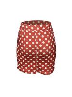 Media falda elegante de cintura elástica estilo Qianniao, Falda corta de cintura alta que abraza la cadera - details 35