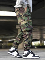 Pantalones Casuales de Moda para Hombres Camuflaje Táctico con Bolsillos Grandes - details 2