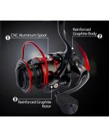 KastKing-carrete giratorio Sharky III 5,2: 1 innovador, resistencia al agua, 18KG, potencia de arrastre máxima, pesca de Lucio - details 2