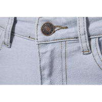 Pantalones de mezcla lavados personalizados para hombre, rectos, ligeramente elásticos, informales, primavera y otoño, nuevos - details 5