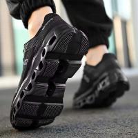 Moda respirable de alta calidad con cordones zapatos deportivos casuales cómodos para hombres - details 3