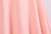 Vestido midi elegante e informal de verano para mujer, de línea A, manga corta, liso, para fiesta. - details 35