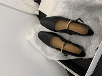 Tacón grueso negro Mary Jane zapatos zapatos de las mujeres nuevo simple y versátil boca ligera correa de metal de una palabra zapatos individuales - details 5