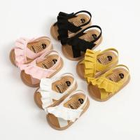 Sandalias de Punta abierta con volantes para niña, recién nacida, primavera y verano - details 2
