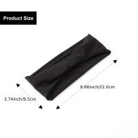 5PCS Unisex Elastic Headbands Moisture-Wicking Versatile Use for Running Yoga & Sports - details 4
